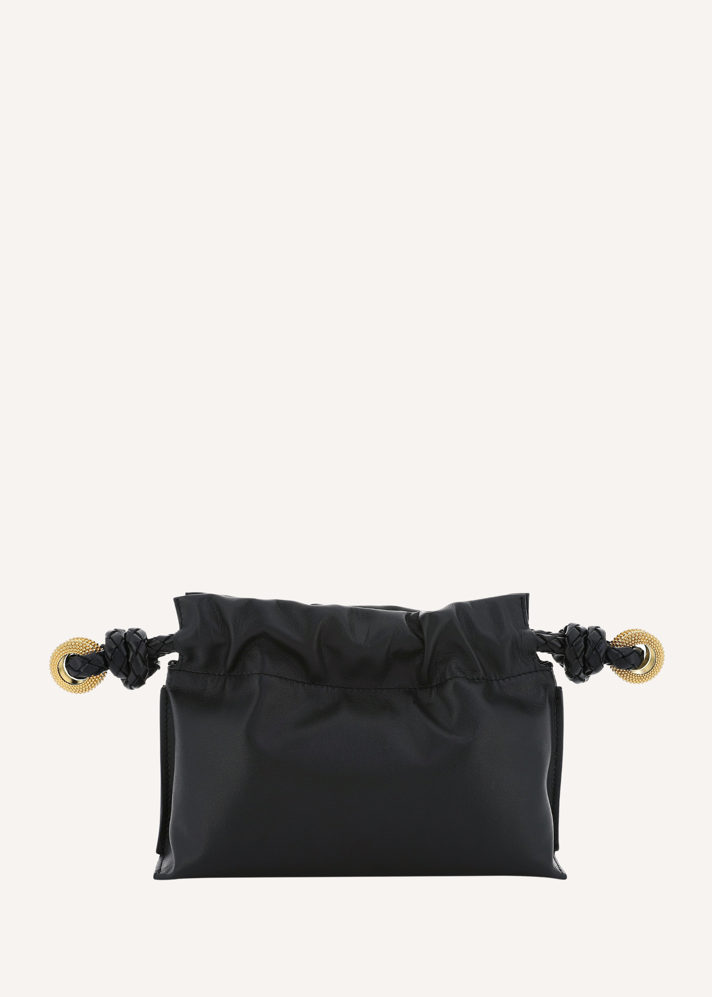 Carry Leather Granulated Ring Clutch